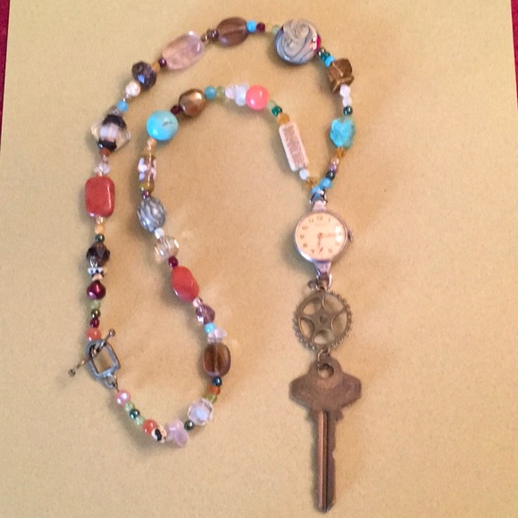 Bella Luna Jewelry - NWOT Gallery upcycle necklace  “one of a “kind”